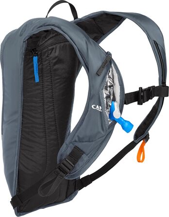 Гідраторний рюкзак CamelBak Zoid сірий/помаранчевий для спорту