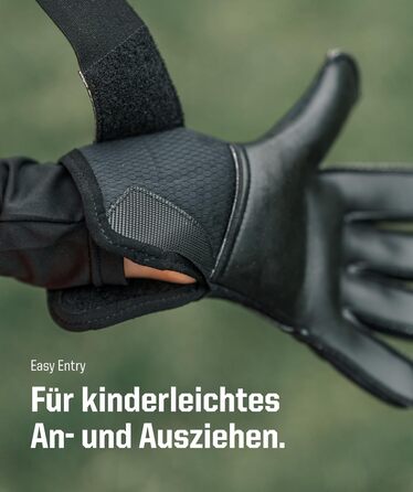 Воротарські рукавички T1TAN Rebel Junior для дітей 4-6 років, чорно-білі, розмір 4 (5-6 років)