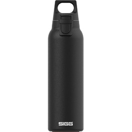 Термос пляшка SIGG Hot & Cold One з ситечком, 0.55 л, чорна, ізольована, нержавіюча сталь, BPA-free, не протікає