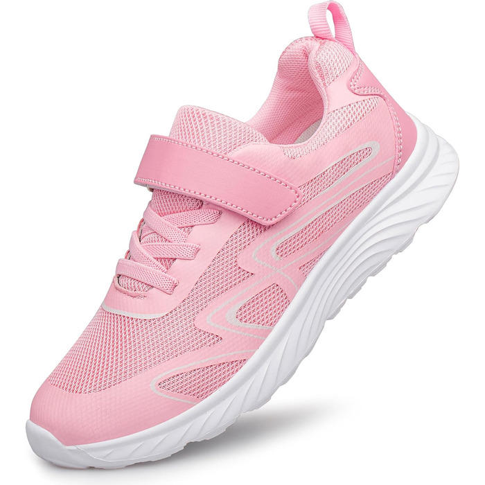 Дитячі кросівки Raoendis для хлопчиків та дівчаток - спортивні, для занять у залі, легкі, з дихаючим матеріалом (29 EU, Рожевий)