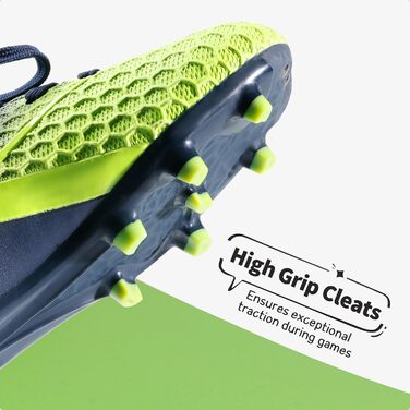 ДREAM PAIRS Футбольні черевики для дітей, унісекс, розмір EUR 36, темно-синій/неоновий зелений