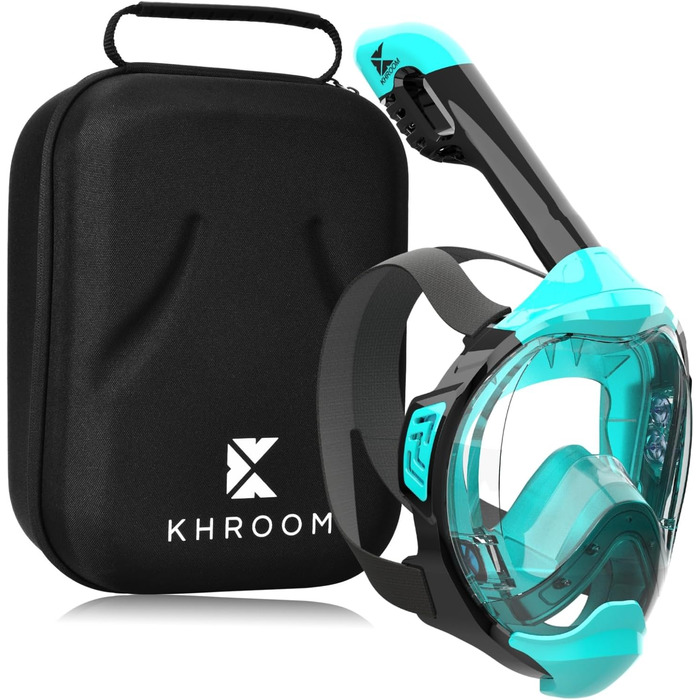 Маска для снорклінгу Khroom Seaview Y для дорослих і дітей, повнолицева, CO2-безпечна, альтернатива комплекту для снорклінгу