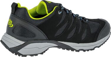 Черевики для хайкінгу Brütting для жінок, 43 EU, чорний, блакитний, лимонний