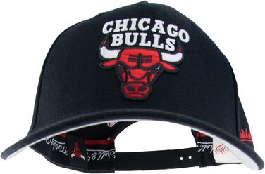 Кепка Mitchell & Ness NBA Classic Red Eazy Snapback з логотипом Bulls, червона, регульована