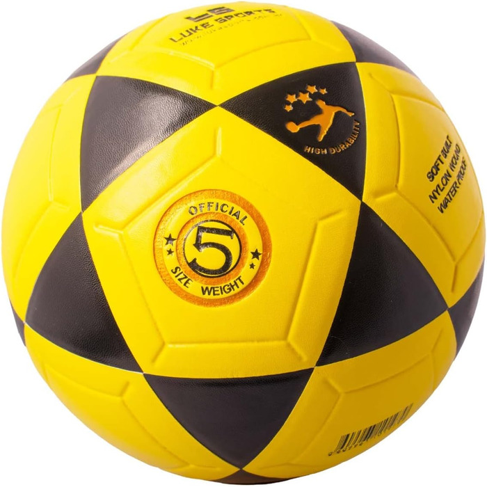 Столик для футболу Luke Sports Altinha River з вулканізованої гуми, білий та жовтий