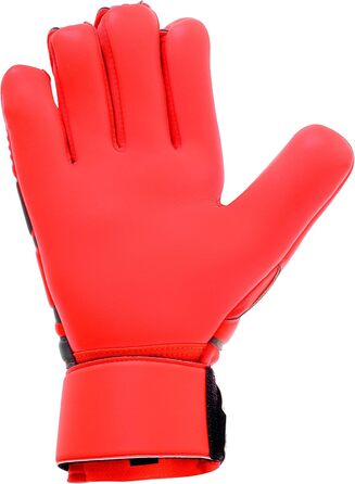 Воротарські рукавички Uhlsport для дорослих, розмір 9, темно-сірі/флуоресцентно-червоні/білі