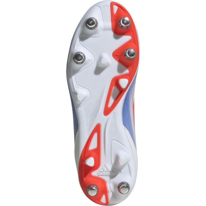 Кросівки футбольні Adidas F50 Pro FG Cloud White/Coral Red/Lucid Blue, 28 EU