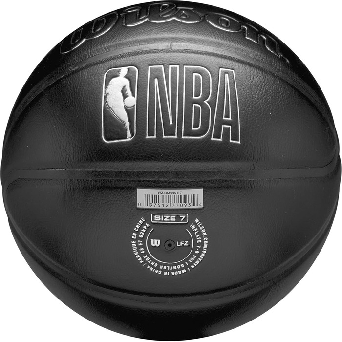 Баскетбольний м'яч Wilson NBA Team Premiere, розмір 7 (29.5 дюймів), для дорослих, офіційний