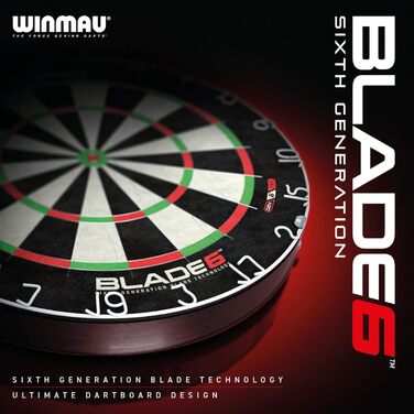 Дротики Winmau Blade 5 і Blade 6 з сизалю для дартсу