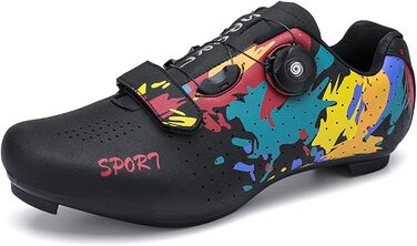 Велосипедні шкарпетки SDEQA для чоловіків та жінок, шосейні, сумісні з Peloton, Look, SPD, SPD-SL, Delta Lock, білі (45 EU, чорний)