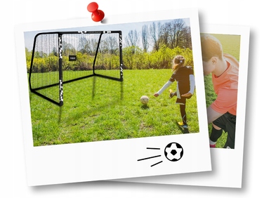 Переносні сталеві футбольні ворота Neo-sport 300 x 200 x 120 см