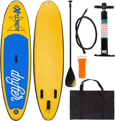 Надувна SUP-дошка EXPLORER для сапсерфінгу, комплект для веслування стоячи, серфборд