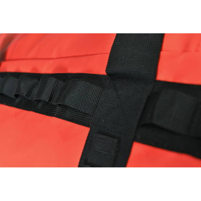 Водостійка сумка-рюкзак STEIN Metro 40 л, червона — трансформер з ПВХ-покриття, компресійними ременями та м'якими плечовими ременями