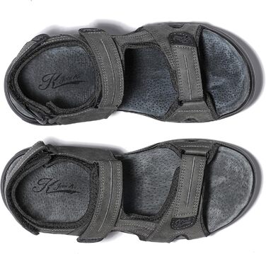 Чоловічі сандалі JOMIX на липучках, літні відкриті шльопанці для трекінгу, сірі, 44 EU