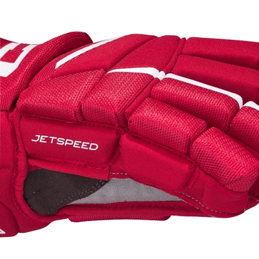 Хокейні рукавички CCM JetSpeed FT880 SR (15''/38см, червоні/білі)