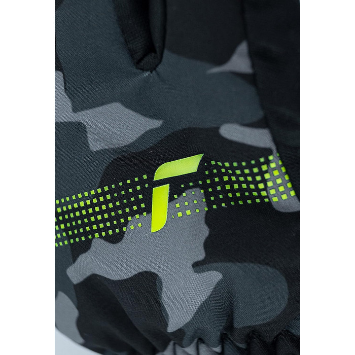Дитячі зимові рукавички Reusch Maxi R-TEX XT водонепроникні та вітрозахисні для хлопчиків та дівчаток, чорно-камуфляжні, розмір III (3-4 роки)