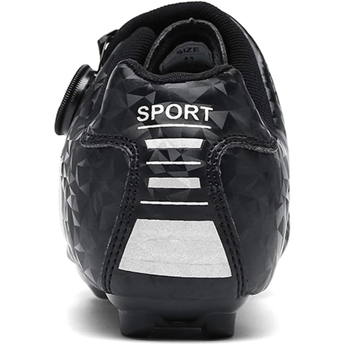 Велосипедні шкарпетки Radsport: чоловічі та жіночі шкарпетки для шосе та MTB велосипедів, антиковзаюча підошва, дихаючі, SPD, білі (41 EU, вузька колодка, чорний)