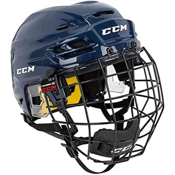 Хокейний шолом CCM Tacks 210 Combo для дорослих, червоний, XS
