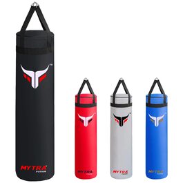 Боксерський мішок Mytra Fusion підвісний, порожній для боксу, MMA, Muay Thai, карате - 4FT (чорний)