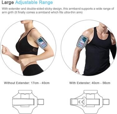 Спортивний браслет на руку JEMACHE для Samsung Galaxy S25/S24/S23/S22 Ultra/Plus/FE з кріпленням для навушників Buds Plus (Сірий)