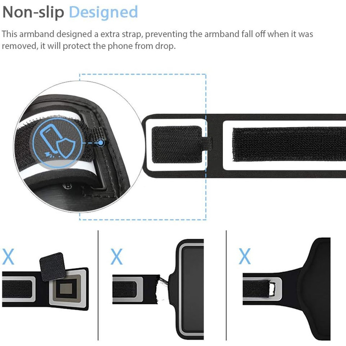 Спортивний браслет для Samsung Galaxy S25/S24/S23/S22/S21 Ultra (5G) JEMACHE, чорний
