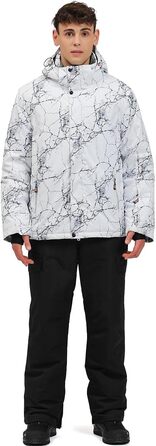 Чоловічий зимовий комбінезон для сноубордингу та катання на лижах. Водонепроникний, вітростійкий, теплий. XL, чорний.