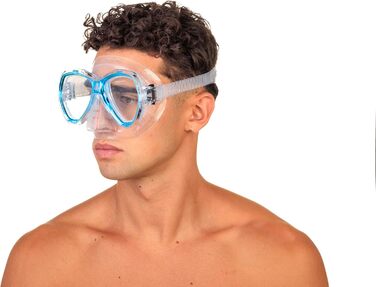 Набір для снорклінгу SEAC Tris: маска Elba, ласти ALA, трубка Tribe. Підходить для дорослих та дітей.