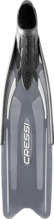 Довгі ласти Cressi Gara LD Silver 44/45 для фрідайвінгу та апное, професійні, висока продуктивність