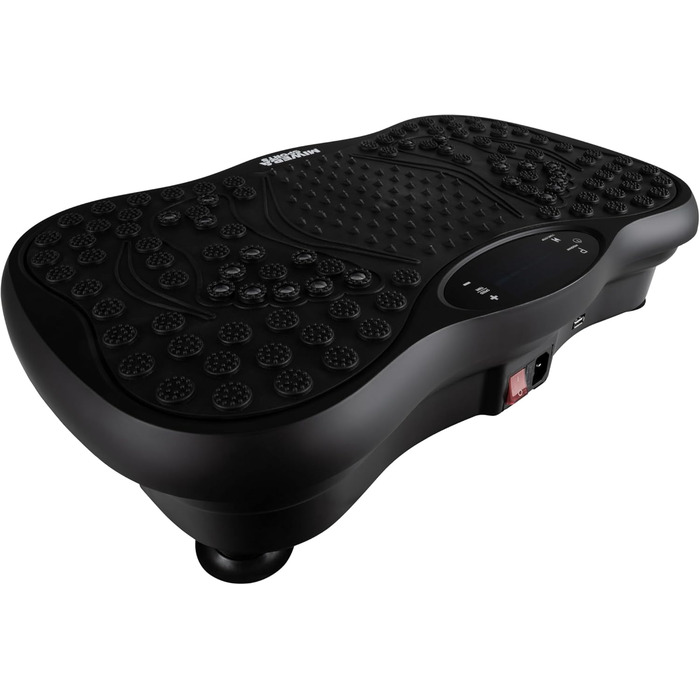 Платформа вібраційна Miweba Sports для дому: масаж, схуднення, фітнес, тренування.. Чорний колір.