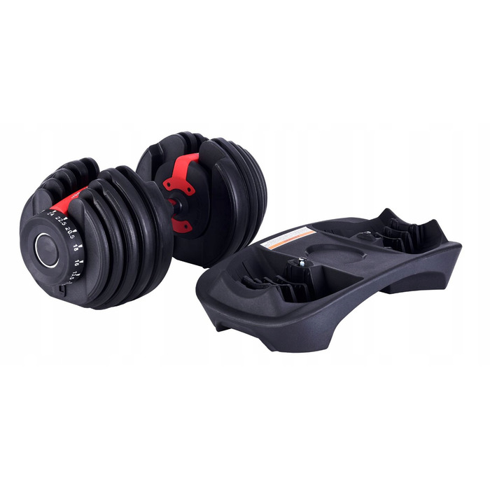 Регульовані гумовані гантелі Eiflex 1 x 24 кг