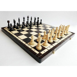 Шаховий набір Chess Club 47 см турнірний, дерев'яний, ручна робота, класична гра