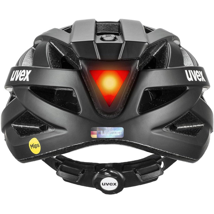 Велосипедний шолом uvex city i-vo MIPS для міста, чорний матовий, унісекс, з MIPS, знімна підкладка, 56-60 см