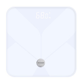 XCOAST WELLISCALE: Розумна вага з Bluetooth для аналізу складу тіла - фітнес-вага з додатком