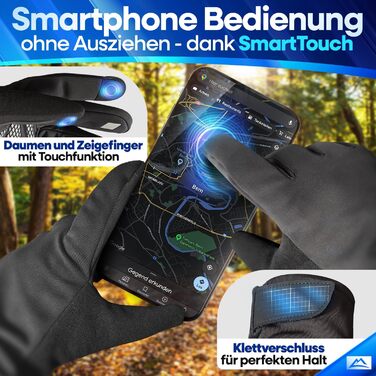 Велосипедні рукавички Nextcover® Winter з ThermoShield 2.0 для чоловіків та жінок, розмір S-XXL. Теплі та водонепроникні зимові рукавички для велосипеда.