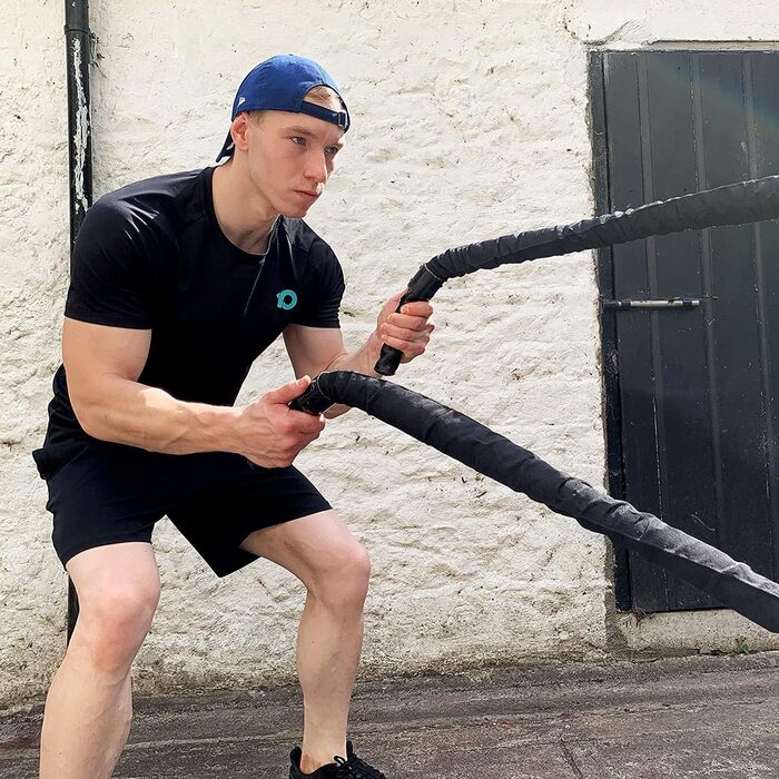 Ремін для силових тренувань RPM Power Battle Rope - 12 метрів (з анкером)