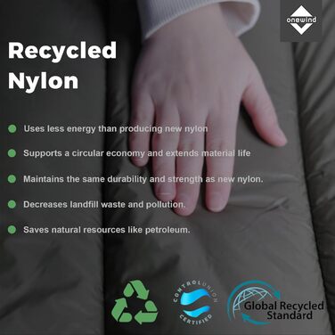 Спальний мішок OneWind для кемпінгу та гамака, 3 сезони, теплий плед, пончо, захист від холоду, ізоляція, для відпочинку на природі, піших прогулянок, зелений. Діапазон температур: 2°C~10°C (Deluxe). Розміри: 230x160 см та 200x137 см