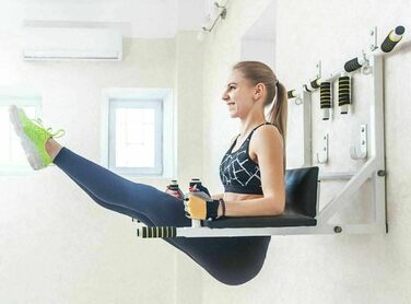 Кільцева штанга для підтягувань на стіну MAXSTRENGTH, турнік для дому, фітнес-обладнання