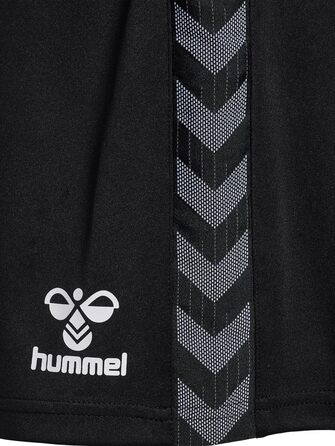 Чоловічі спортивні шорти Hummel Authentic PL — тренувальні шорти з регульованим поясом, дихаючі та швидкосохнучі, 100% перероблений поліестер, чорні