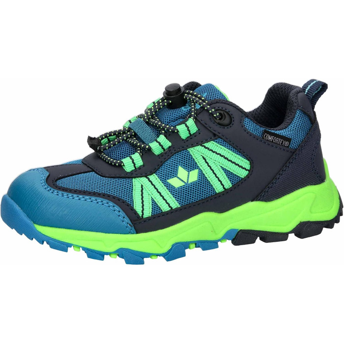 Дитячі трекінгові черевики Lico для хлопчиків та дівчаток (34 EU, Petrol Marine Lemon)