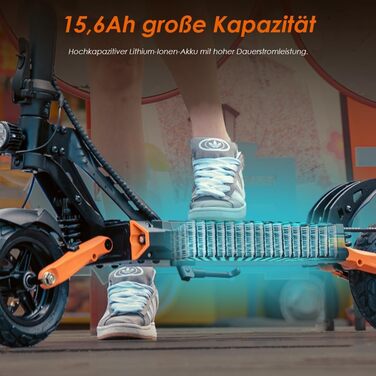 Електросамокат Kukirin G2 Pro 500W 48V 15.6Ah, 58 км, складаний, подвійна амортизація, 9 дюймів, для бездоріжжя