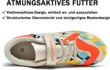 Дитячі футбольні бутси Multi Ground, професійні, легкі, для штучного поля, залу, вулиці, атлетики, тренувань, 30 EU, бежеві