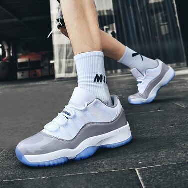 Кросівки баскетбольні чоловічі/жіночі, унісекс. Зручні кросівки для занять спортом, прогулянок та повсякденного носіння. Розміри 36-45, білий, синій, сірий. Антиковзаюча підошва, легкі.