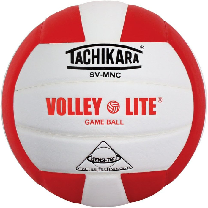 Волейбольний м'яч Tachikara Volley-Lite Scharlachrot/Weiß (EA)