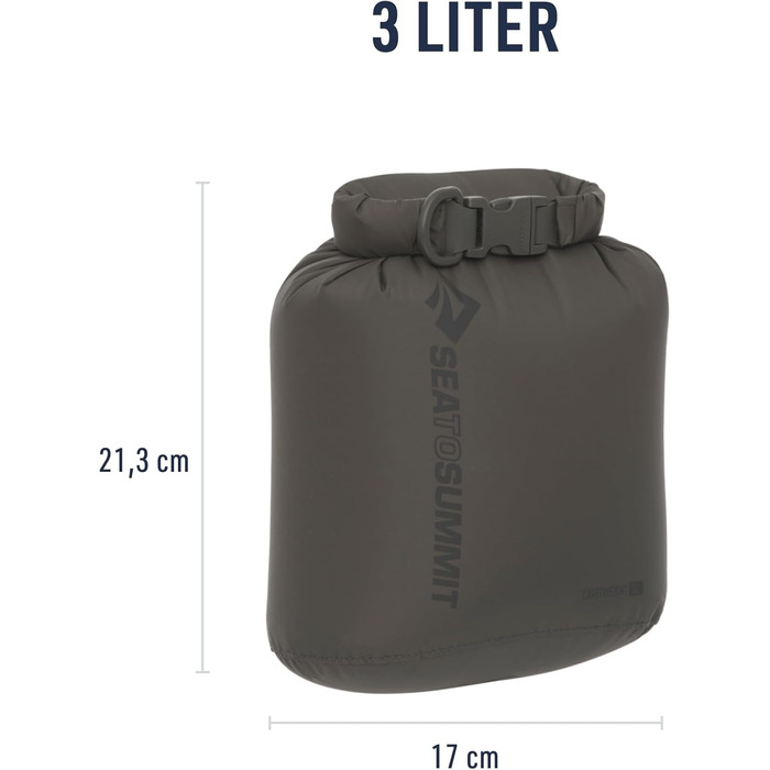 Водонетричка Sea to Summit 13л - легка, водонепроникна сумка для зберігання, оливковий зелений