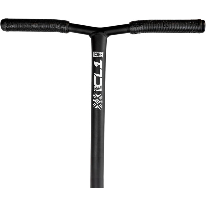 Скутер трюковий CORE Trick Tretroller 110mm, ABEC 9, для початківців та професіоналів, від 5 років, регульована висота 78-95 см, + наліпка Fantic26 (Park CL1 Mini H=75, чорний)