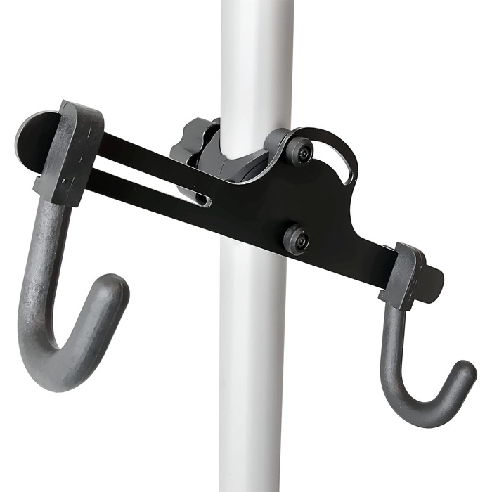 Тeleskop-fahrradhalterung Relaxdays для 2 велосипедів, регульований, срібно-чорний, STANDARD (160-340 см)
