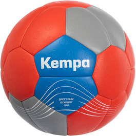 Гандбол Kempa Spectrum Synergy Pro для дітей і дорослих, розмір 2, червоний/сірий/синій