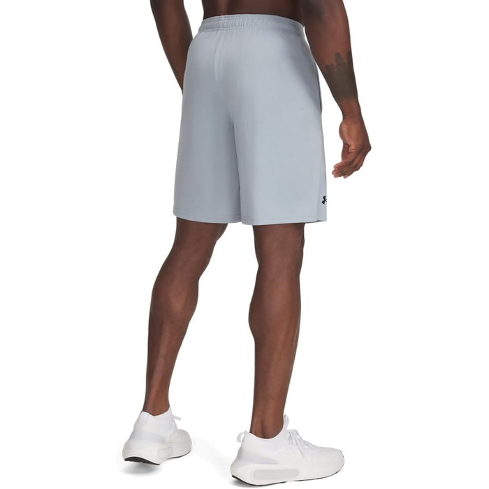 Чоловічі спортивні шорти Under Armour UA Tech Mesh дихаючі з бічними кишенями, вільний крій, Harbor Blue/Black, 3XL