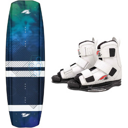 Комплект вейкборд F2 Coast Ocean 138 см з кріпленнями Team Boot L/XL