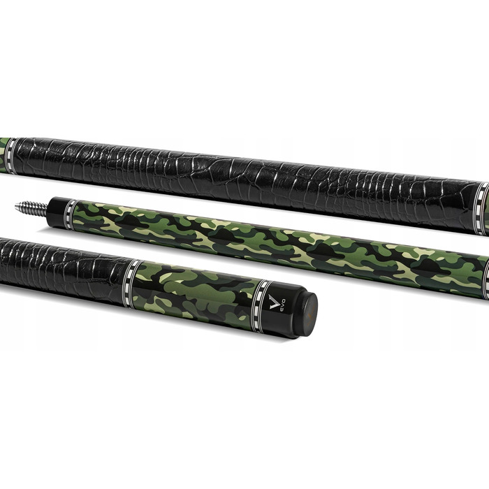 Більярдний кий Evo Cues EVO Camo Viper з шкіряним обмотом